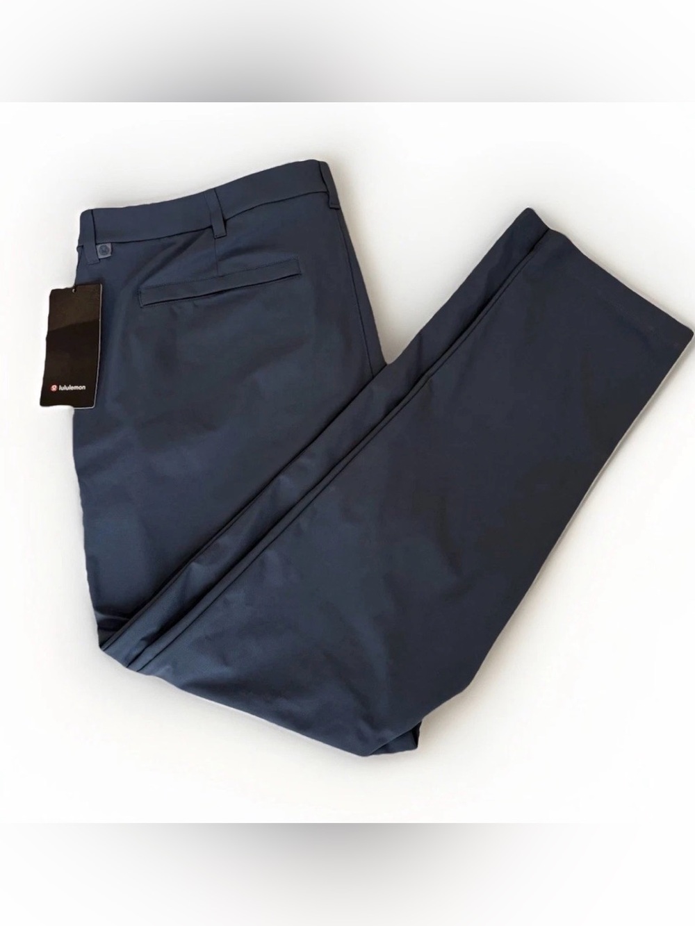 lululemon ABC Warpstreme Slim Fit Stretch Quick Dry Pants Blue Men’s 44